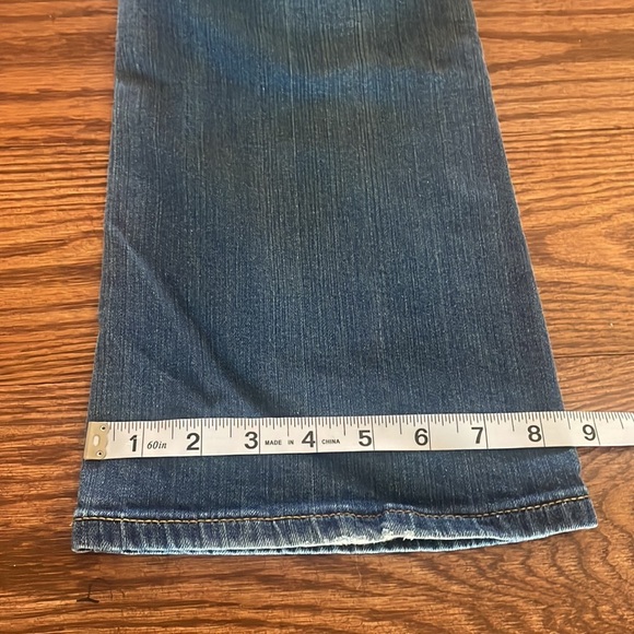 VIGOSS STUDIO women’s THE JAGGER BOOTCUT low rise jeans cotton spandex 7/8 w29 - Picture 14 of 15